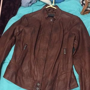 Bernardo Jackets & Coats - Brown faux leather jacket Bernardo Jackets & Coats - Brown faux leather jacket